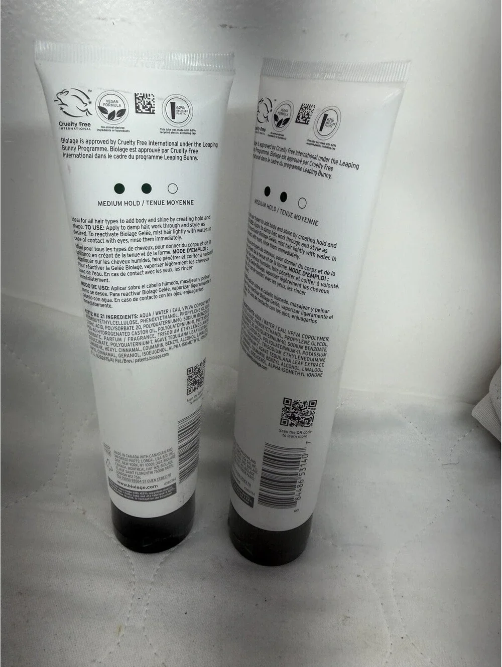 (2 Pack) Biolage Styling Gelée Firm Hold Hair Gel 5oz Adds Shine Control Duo